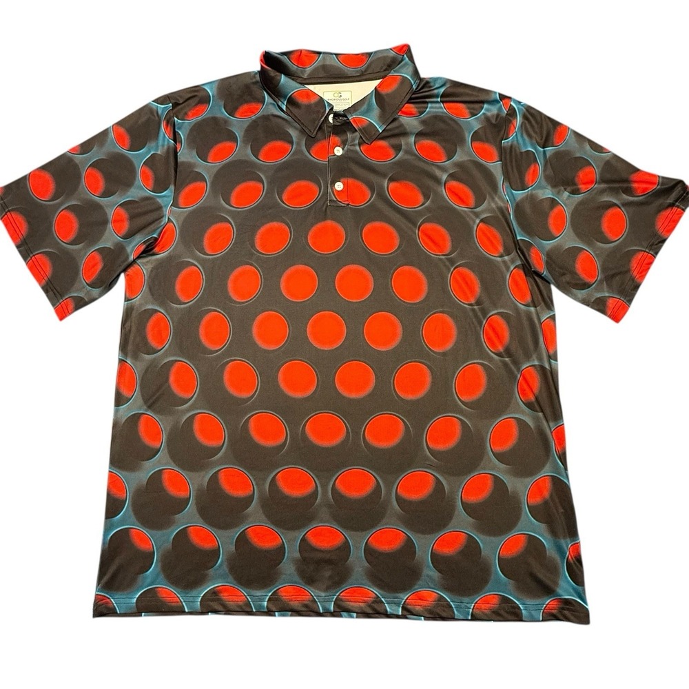 Obnoxious Golf - The Perforated - Polo‎ Mens XXL